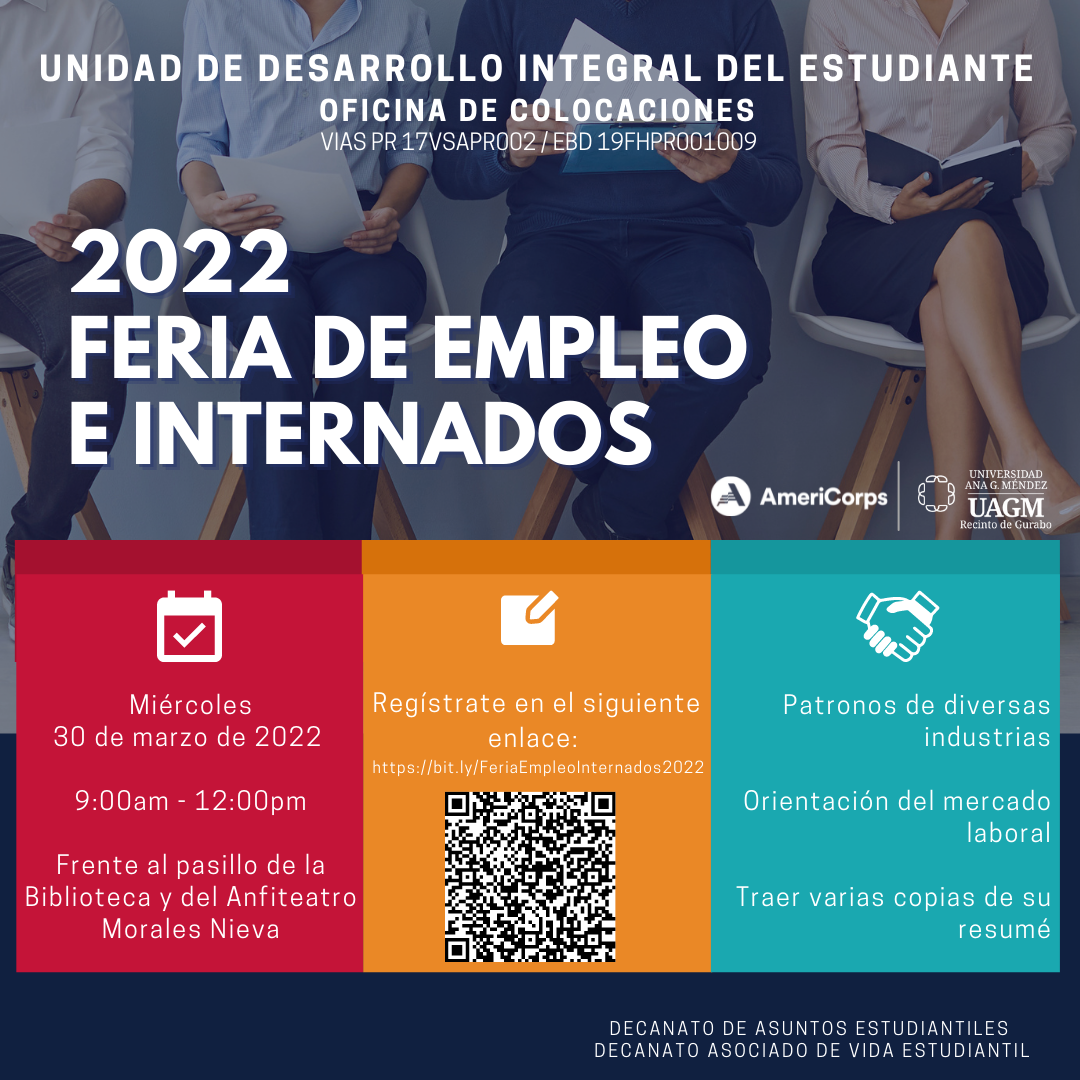 Feria de Empleo e Internados de la Universidad Ana G. Méndez – Conexión ...