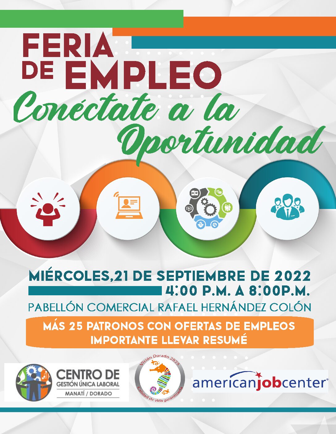 Feria De Empleo “conéctate A La Oportunidad” 21 De Septiembre De 2022 Conexión Laboral 4554