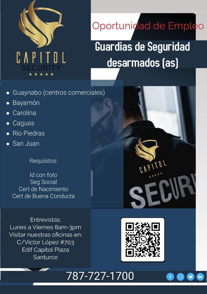 Oportunidades de Empleo Capitol Security