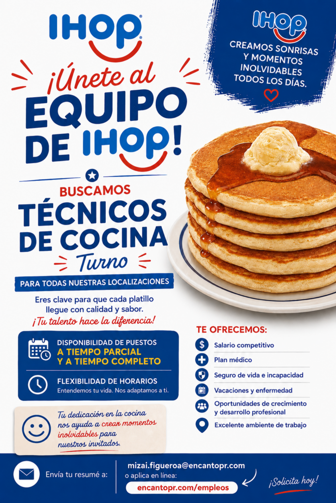 Únete al equipo de IHOP